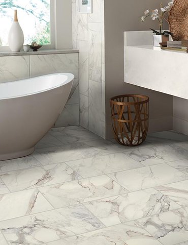 Bathroom Porcelain Marble Tile - Floor Fashions CarpetsPlus COLORTILE in Plainfield, IN